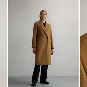 Italian Wool Classic Single-Breasted Coat